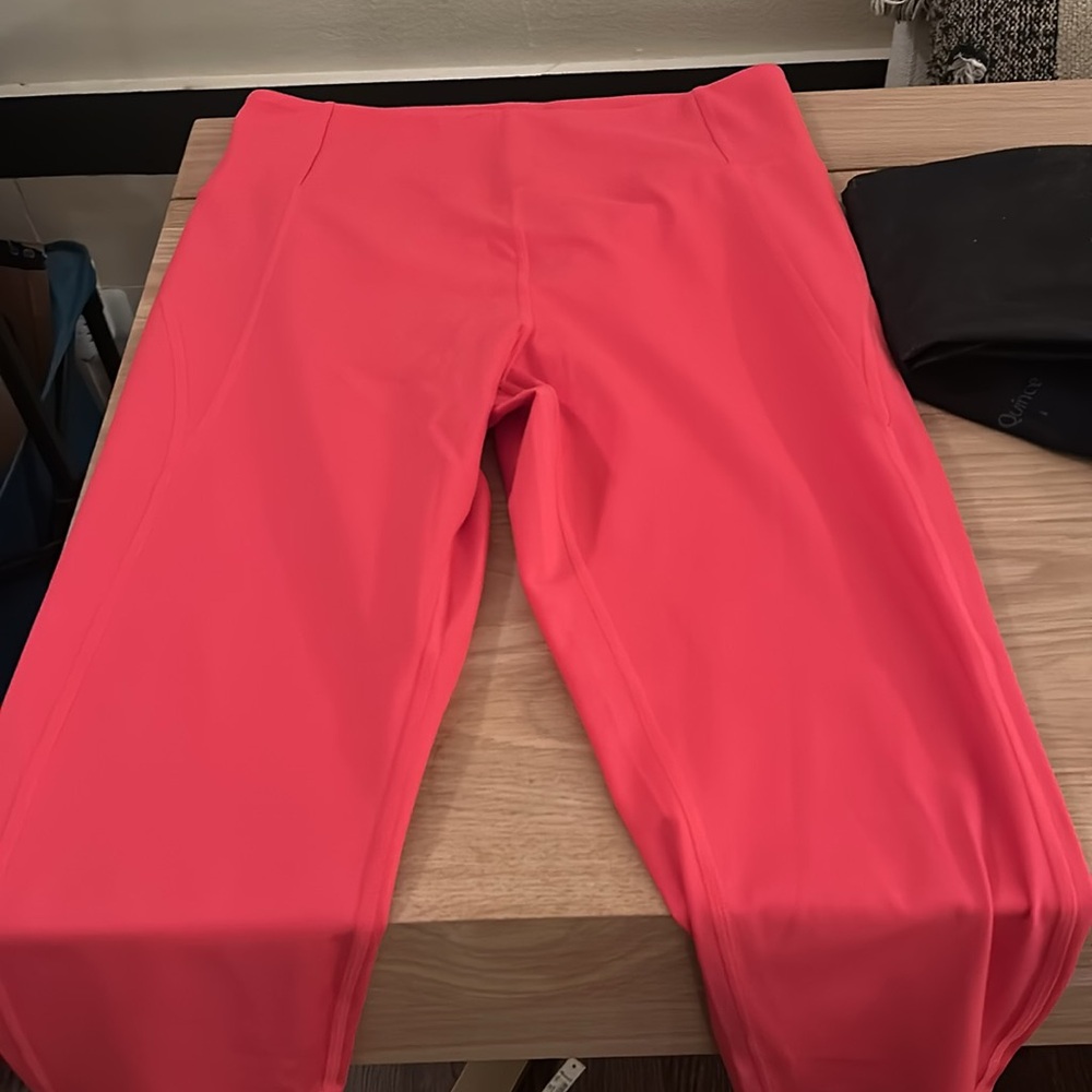 NWOT- Girlfriend collective - pink leggings
